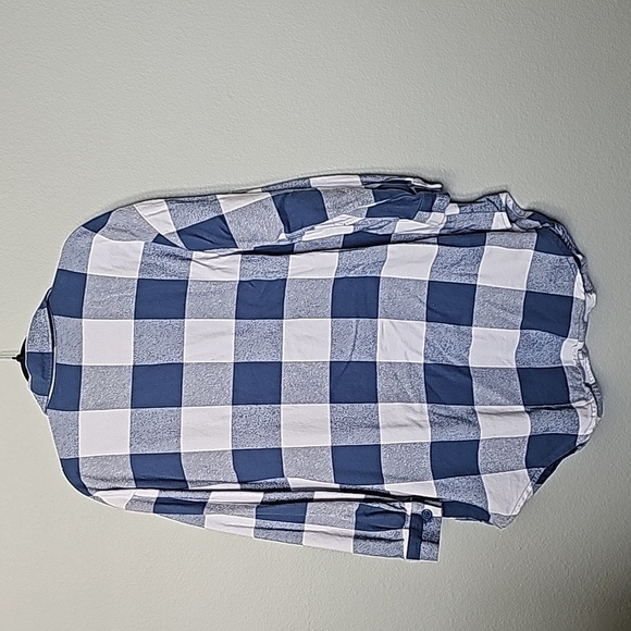 Lane Bryant Preppy button front long sleeve shacket duster 14/16 oversized - Picture 8 of 10